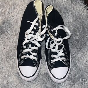 Converse Black and White High-Top Sneakers